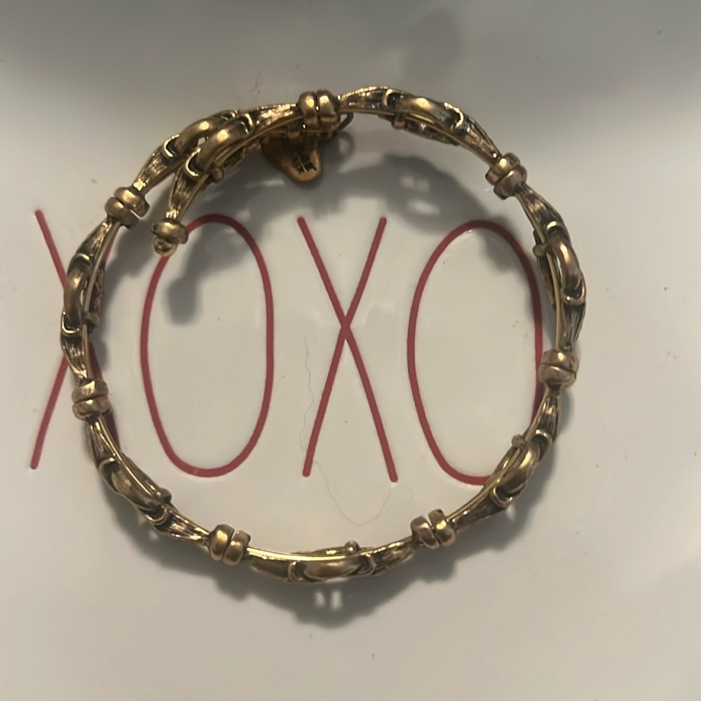 Alex and Ani stacker gold bracelet